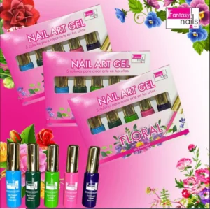 COLECCION LINNER NAIL GEL FLORAL