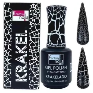 GEL POLISH KRAQUELADO NEGRO