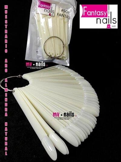 MUESTRARIO ALMENDRA NATURAL FANTASY NAILS