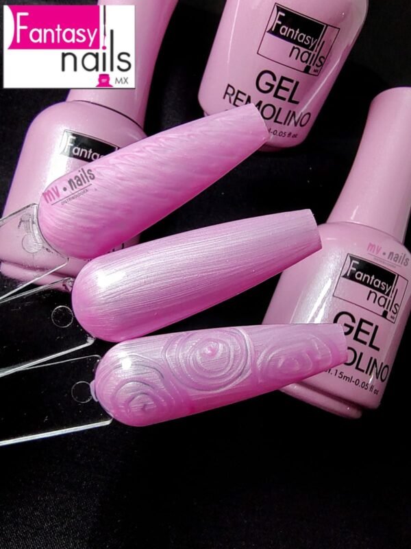 GEL REMOLINO 5D ROSA FANTASY NAILS