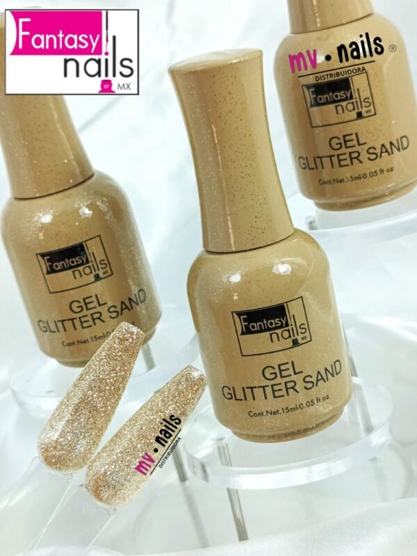 GEL GLITTER SAND FANTASY NAILS