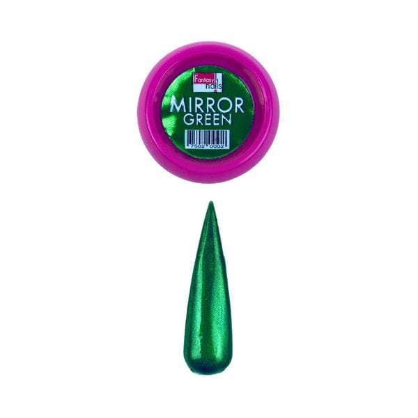 EFECTO MIRROR VERDE FANTASY NAILS