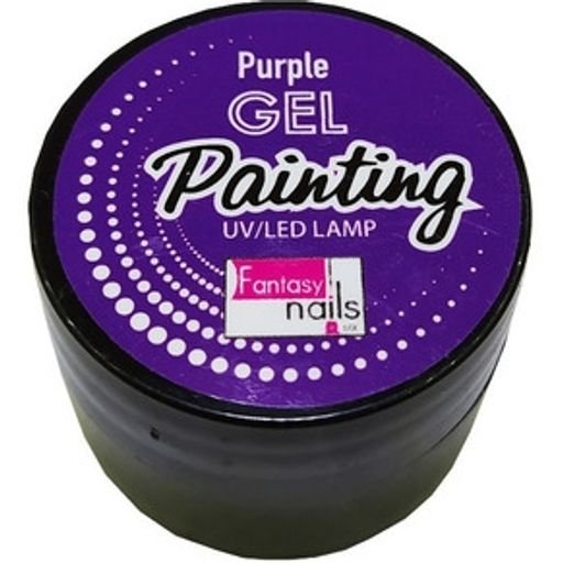 GEL PAINTING PURPLE FANTASY NAILS