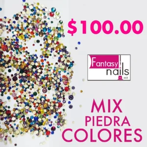 CRISTAL MIX COLORES FANASY NAILS