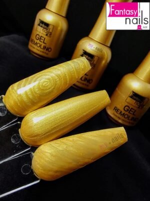 GEL REMOLINO 5D DORADO FANTASY NAILS