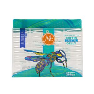 Tips Press On Coffin Cristal GELLY 288 Pz NUEVO