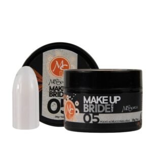 Polvo acrílico 1 oz MONARCA MAKEUP BRIDE WHITE #5 NUEVO