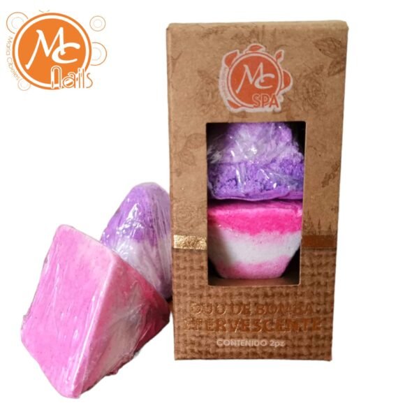 Duo de bombas efervescentes LAVANDA Y ROSAS