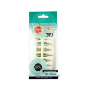 Tips 200 pz Punta de Lanza Natural