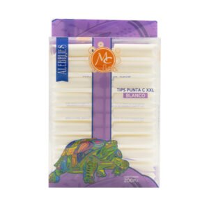 Tips Blanco Punta C XXL 200 Pz NUEVO