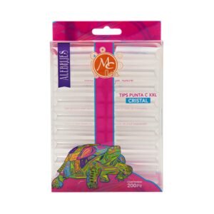 Tips Cristal Punta C XXL 200 Pz NUEVO