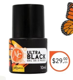 GEL DE 3 PASOS MONARCA ULTRA BLACK 10ML NUEVO