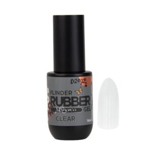 RUBBER GEL MONARCA VLINDER CLEAR 14ML NUEVO